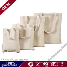China Product Customized Reusable Foldable Cotton Canvas Fabric Cloth Packing Tote Bags with Rope Handle